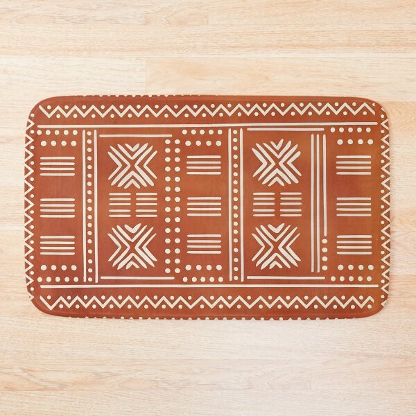 Item preview, Rustic Hand-Drawn African Mudcloth Pattern designed and sold by arteresting-art.