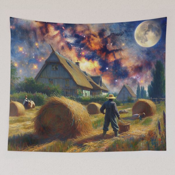 Item preview, Starry Night meets Haystacks designed and sold by Steve's Hobbies.