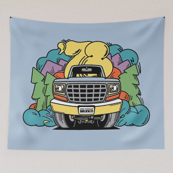 Item preview, 2nd Generation Bronco - Light Blue designed and sold by Justin Ellis.