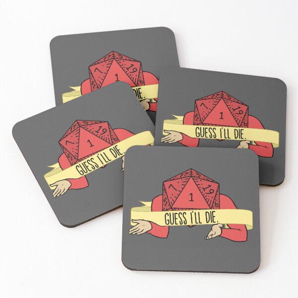 Item preview, Dungeons and Dragons Guess I'll Die D20 Dice Critical Failure designed and sold by curseten.