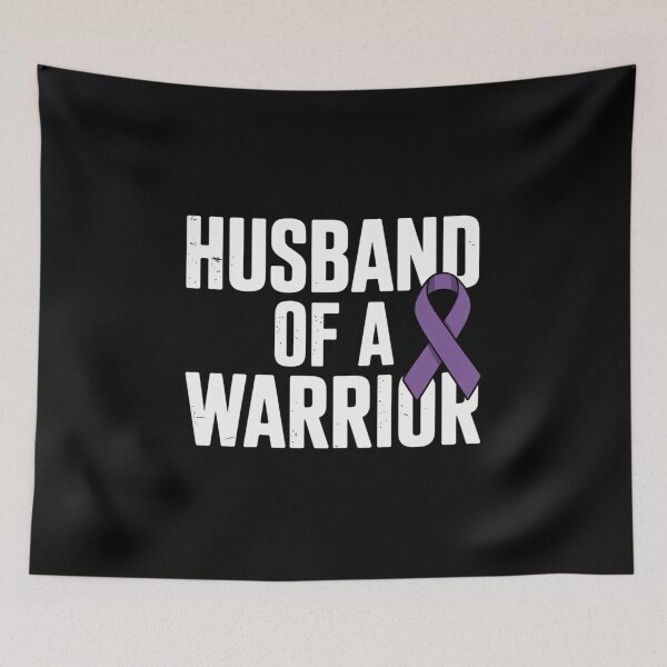 Item preview, Leiomyosarcoma Cancer Husband Purple Cancer Ribbon designed and sold by grounabslaninal.
