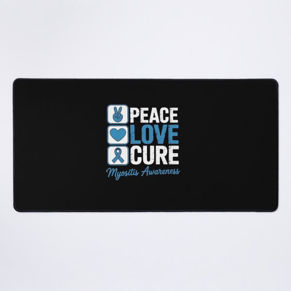 Item preview, LOVE PEACE CURE MYOSITIS AWARENESS designed and sold by grounabslaninal.