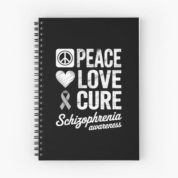 Item preview, LOVE PEACE CURE SCHIZOPHRENIA AWARENESS designed and sold by grounabslaninal.