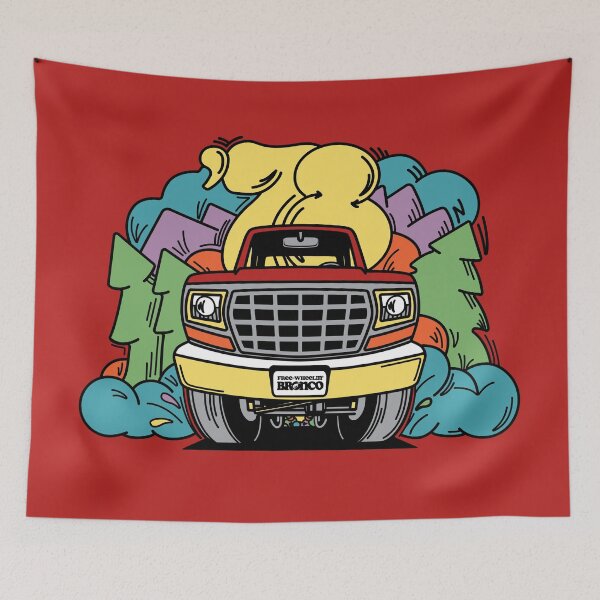 Item preview, 2nd Generation Bronco - Bright Red designed and sold by Justin Ellis.