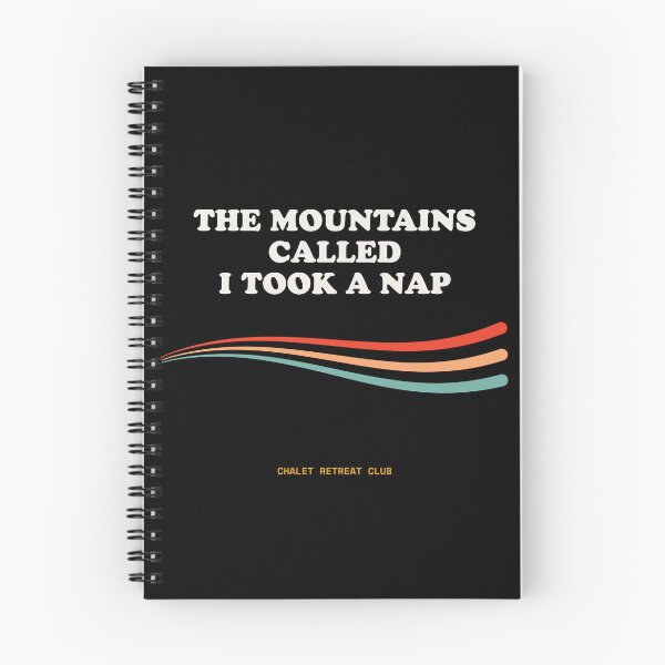 Item preview, The Mountains Called, I Took A Nap Ironic Slothcore Mountain Retro designed and sold by SlothcoreVibes.