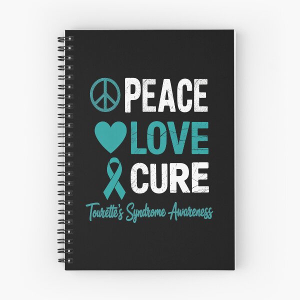 Item preview, LOVE PEACE CURE TOURETTE'S SYNDROME AWARENESS designed and sold by grounabslaninal.