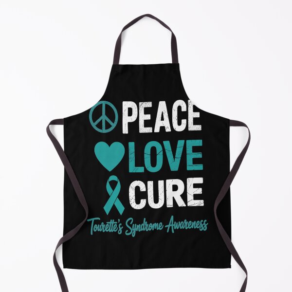 Item preview, LOVE PEACE CURE TOURETTE'S SYNDROME AWARENESS designed and sold by grounabslaninal.