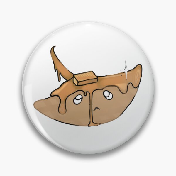 Item preview, - Pancake stingray - Breakfast Critters - white - designed and sold by echoztarrr.