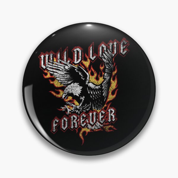 Item preview, Vintage Rocker Eagle Wild Love Forever Graphic designed and sold by The secret storage room.