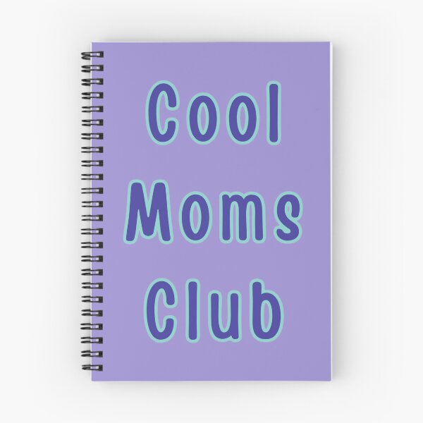 Item preview, Cool Moms Club Blue Text Stickers Prints Posters Wall Art Magnet Home Coffee Cup Decoration TShirt Stationary Notebook Magnet Hat Kitchen Work School Office Redbubble Shop designed and sold by Saritas Boutique Shop.