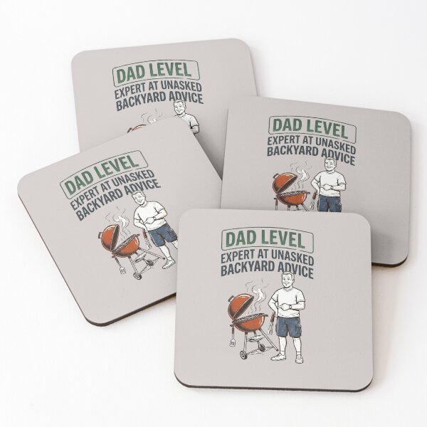 Item preview, Dad Level Expert Unasked Backyard Advice Funny BBQ Dad designed and sold by laughingshirts.