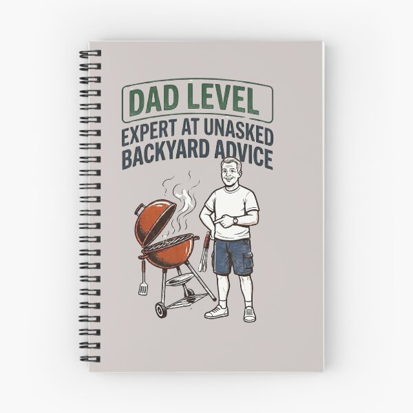 Item preview, Dad Level Expert Unasked Backyard Advice Funny BBQ Dad designed and sold by laughingshirts.