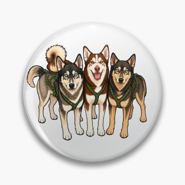 Item preview, Northern Chaos Husky Trio designed and sold by Northern Chaos.