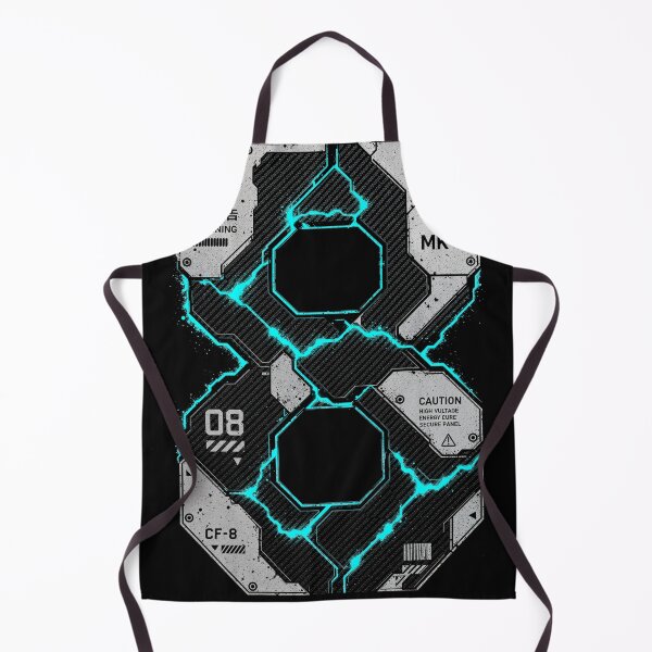 Item preview, Industrial Number Eight Techwear Neon Art designed and sold by artditisme.