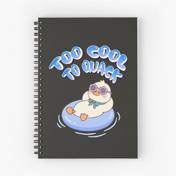 Item preview, Too Cool to Quack T-SHIRT VOCATION AND MOTIVATION, RELAX designed and sold by NinaCreator.
