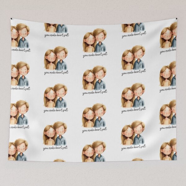 Item preview, Gentle Love Illustration for Couples and Dreamers designed and sold by JaiSoftStudio.