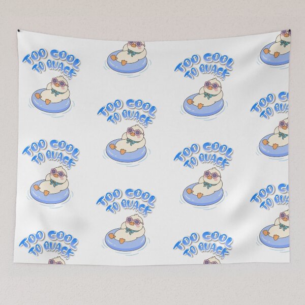 Item preview, Too Cool to Quack T-SHIRT VOCATION AND MOTIVATION, RELAX designed and sold by NinaCreator.
