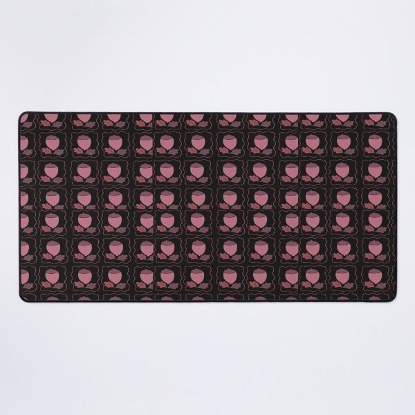 Item preview, Modern Stylish Autumn Acorns (Pink Purple on Black Background) designed and sold by Designs by Sara Felton.