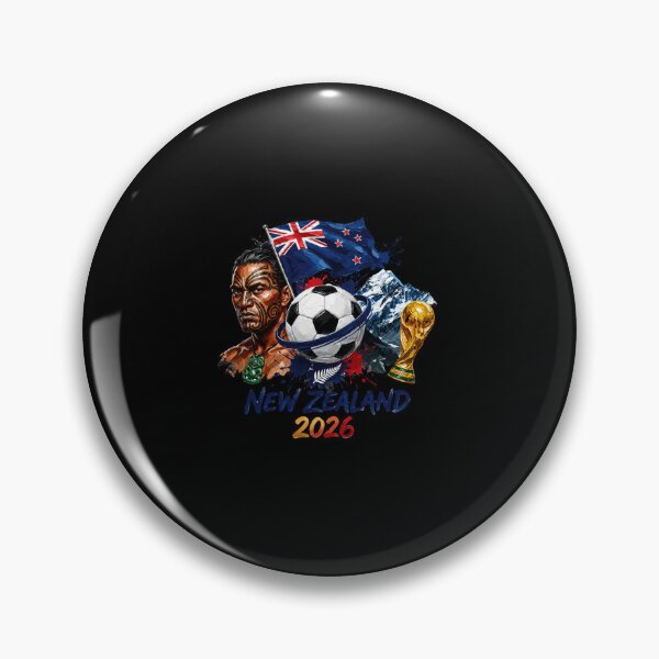 Item preview, New Zealand 2026, World Cup Soccer, NZ Flag Football , FIFA 2026 Fan designed and sold by ToscaSamShop.