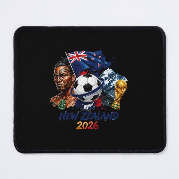 Item preview, New Zealand 2026, World Cup Soccer, NZ Flag Football , FIFA 2026 Fan designed and sold by ToscaSamShop.
