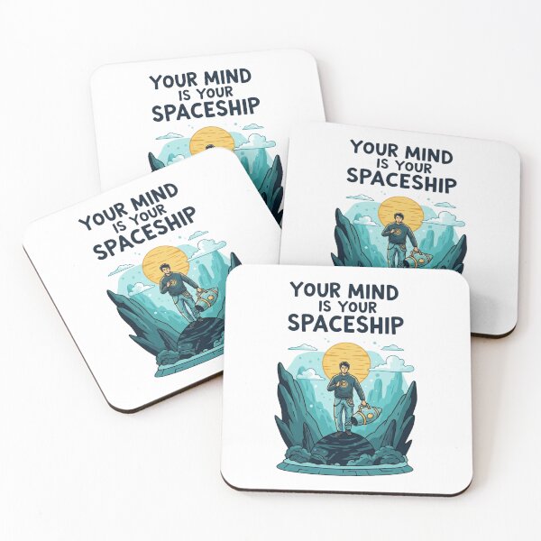 Item preview, Your Mind Is Your Spaceship – Cosmic Mindset Rocket Design designed and sold by Altair_.