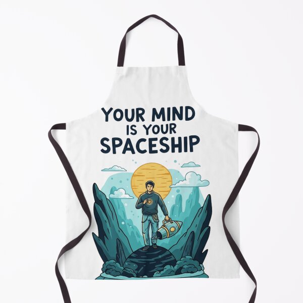 Item preview, Your Mind Is Your Spaceship – Cosmic Mindset Rocket Design designed and sold by Altair_.