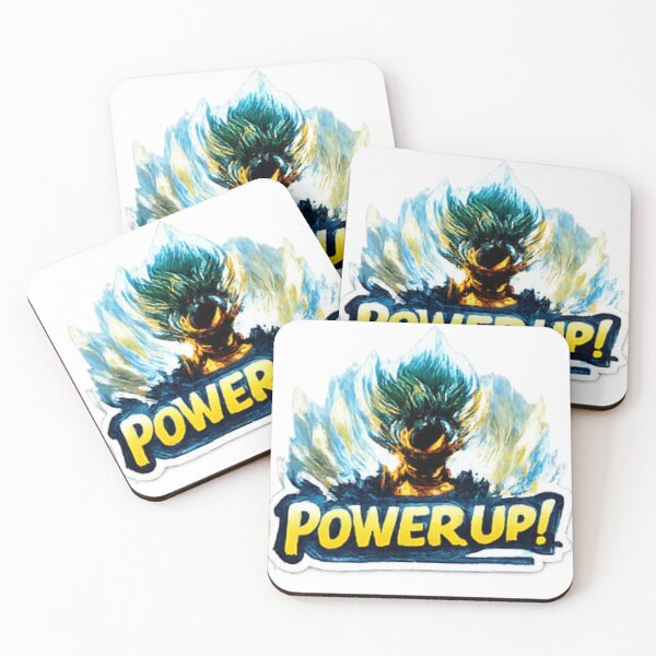 Item preview, POWER UP Anime Hero designed and sold by DailyQuestPrint.
