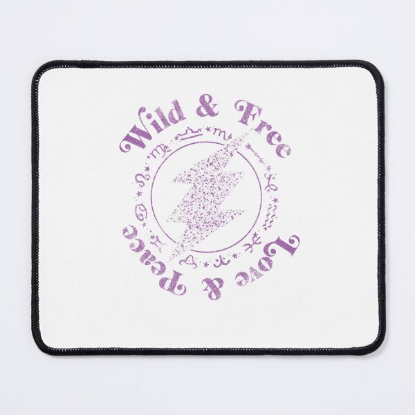 Item preview, Retro Wild Free Love Peace Lightning Bolt designed and sold by The secret storage room.