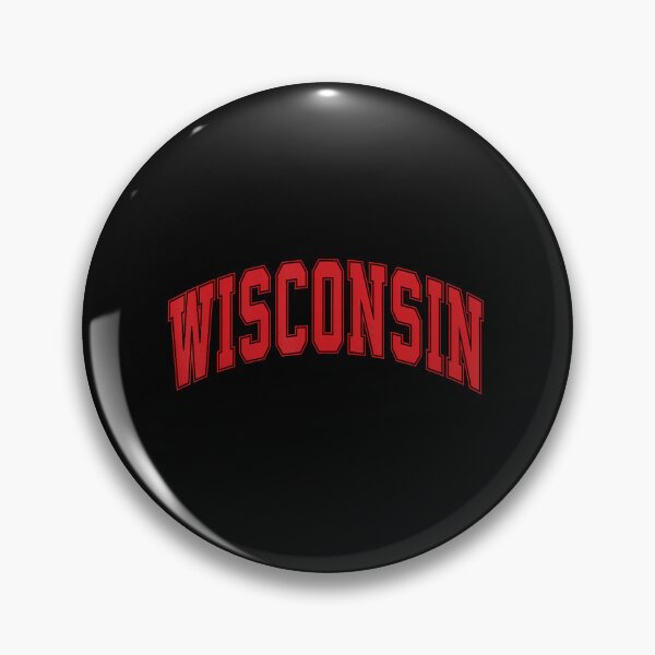 Item preview,  Wisconsin Wi Vintage Athletic Sports Red White  designed and sold by not2day.