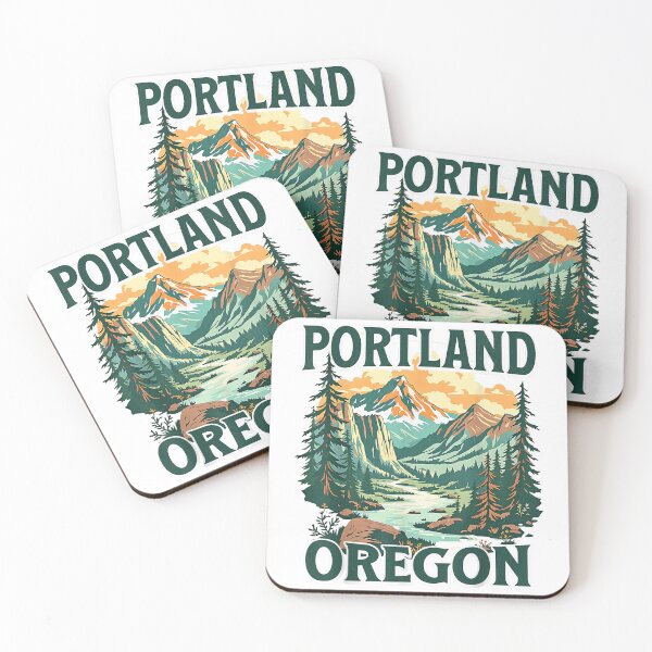 Item preview, Portland Or Oregon Mountain Landscape designed and sold by goombi-creative.