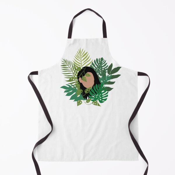 Item preview, Hiding within the foliage - Cozy Filipina Plant Girl Burnout Aesthetic Design designed and sold by Calm and Antsy.