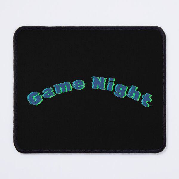 Item preview, Game Night Glitch Text Stickers Prints Posters Wall Art Magnet Home Coffee Cup Decoration TShirt Stationary Notebook Magnet Hat Kitchen Work School Office Redbubble Shop designed and sold by Saritas Boutique Shop.