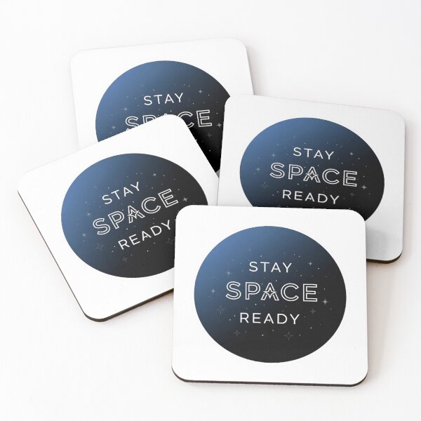 Item preview, Stay Space Ready Minimal Cosmic Design | Space Motivation Quote Aesthetic designed and sold by Altair_.