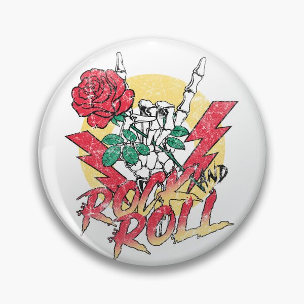 Item preview, Vintage Rock And Roll Skeleton Rose designed and sold by The secret storage room.