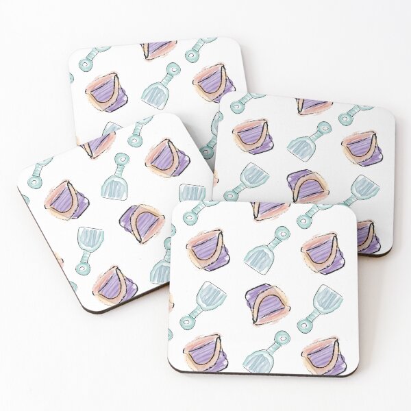Item preview, Watercolor Shovels & Buckets designed and sold by Digitalmyth's Designs.