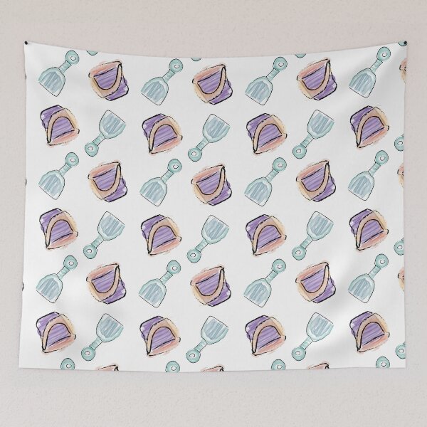 Item preview, Watercolor Shovels & Buckets designed and sold by Digitalmyth's Designs.