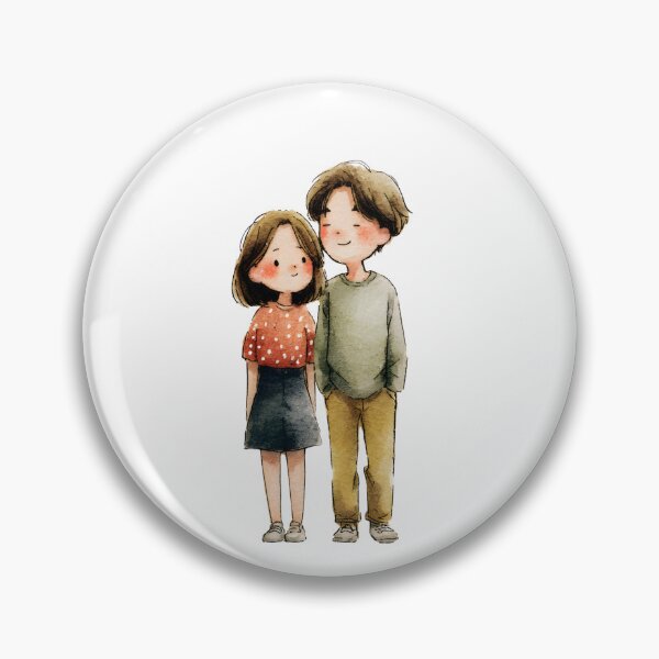 Item preview, Soft Relationship Energy Cute Couple designed and sold by JaiSoftStudio.