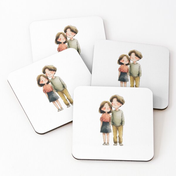 Item preview, Soft Relationship Energy Cute Couple designed and sold by JaiSoftStudio.