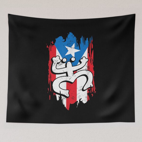 Item preview, Coqui Taino Puerto Rican Flag designed and sold by goombi-creative.