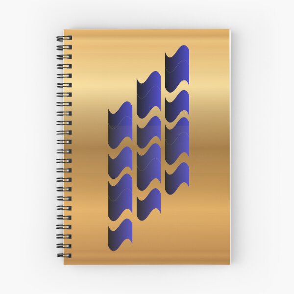 Item preview, Aureate Tide — Contemporary Blue & Gold Abstract designed and sold by Dee Tirang.