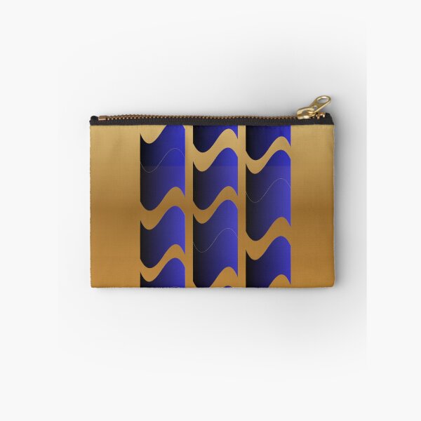 Item preview, Aureate Tide — Contemporary Blue & Gold Abstract designed and sold by Dee Tirang.