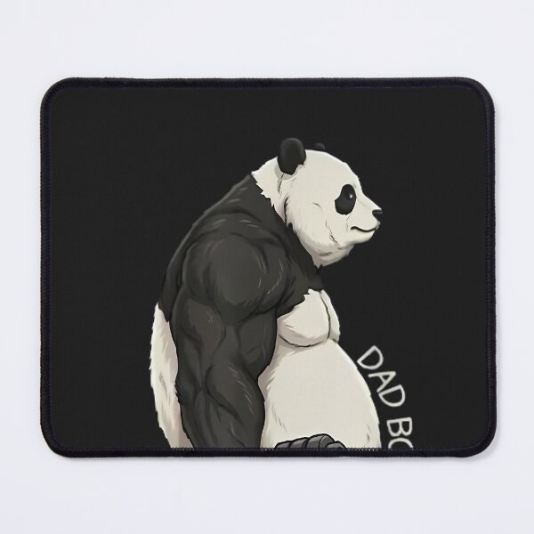 Item preview, Dad BOD Cute Panda Funny Fitness Gym Weightlifting designed and sold by CriseldaBruning.