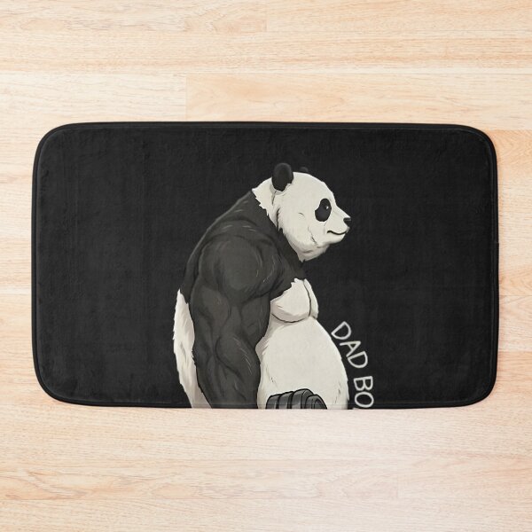 Item preview, Dad BOD Cute Panda Funny Fitness Gym Weightlifting designed and sold by CriseldaBruning.