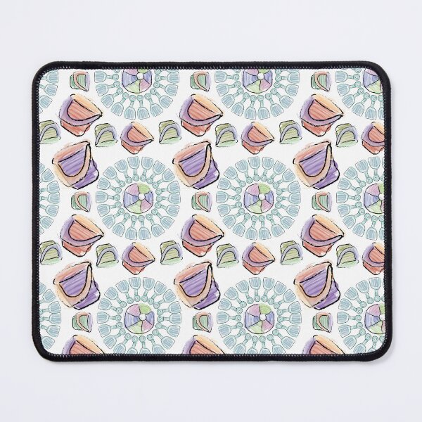 Item preview, Watercolor Shovel Radials with Buckets & Beach Balls designed and sold by Digitalmyth's Designs.
