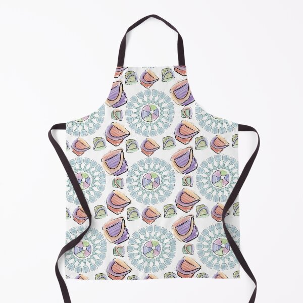 Item preview, Watercolor Shovel Radials with Buckets & Beach Balls designed and sold by Digitalmyth's Designs.