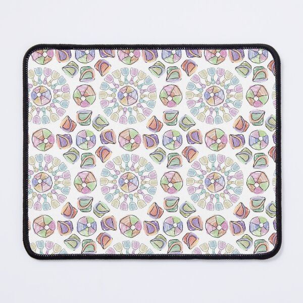 Item preview, Watercolor Shovel & Bucket Radials with Beach Balls designed and sold by Digitalmyth's Designs.
