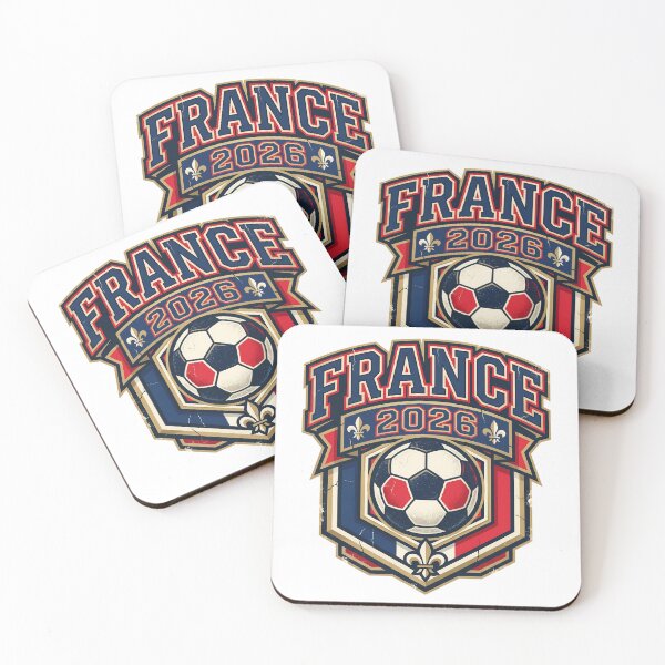 Item preview, France 2026 Retro Football Fan Crest designed and sold by Saq2000.