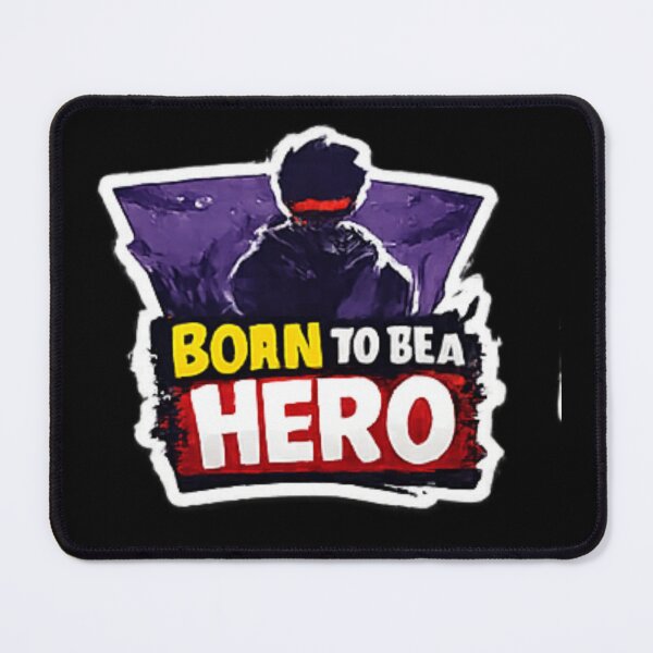 Item preview, BORN TO BE A HERO Anime Manga Design designed and sold by DailyQuestPrint.