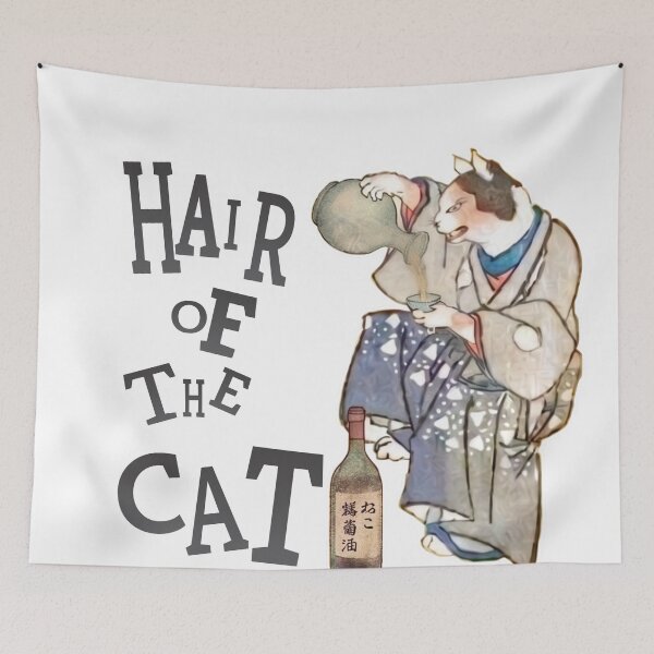 Item preview, Hangover Cat designed and sold by Tokyo Hebereke Market.