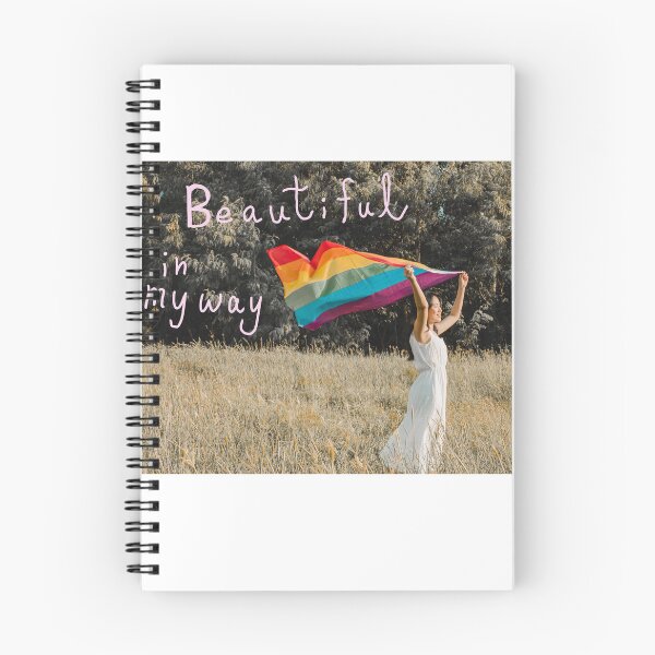 Item preview, Pride Rainbow Flag- Beautiful in My Way designed and sold by Designs by Sara Felton.